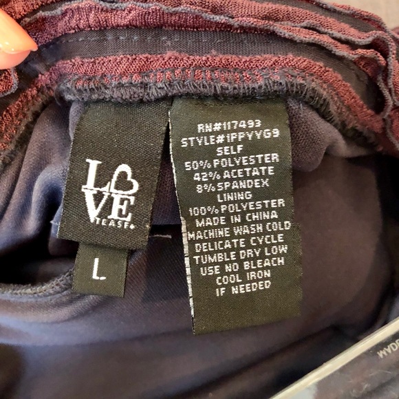 Iridescent strapless dress - Picture 4 of 4